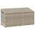 Skrzynia ogrodowa jasnoszara 110x50x58 cm polirattan