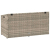 Skrzynia ogrodowa jasnoszara 110x50x58 cm polirattan