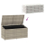 Skrzynia ogrodowa jasnoszara 110x50x58 cm polirattan