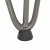 Nogi do stołu Hairpin, 4 szt., naturalna stal, 72 cm, lita stal