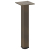 Nogi do stolika kawowego, 4 szt., naturalna stal, 30-32cm, stal