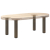 Nogi do stolika kawowego, 4 szt., naturalna stal, 30-32cm, stal
