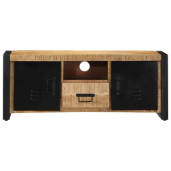 Szafka RTV 100x30x40 cm lite drewno surowe mango