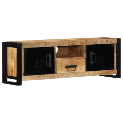 Szafka RTV 100x30x35 cm lite drewno surowe mango
