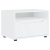 Szafka pod TV "VISNES" Biała 60x40x38 cm Drewno klejone