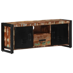 Szafka RTV 100x30x40 cm Drewno lite odzyskane