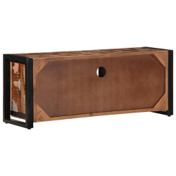 Szafka RTV 100x30x40 cm Drewno lite odzyskane