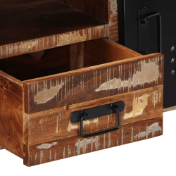 Szafka RTV 100x30x40 cm Drewno lite odzyskane