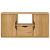 Szafka RTV z szufladą „ODDA” 79x24x40,5 cm Drewno lite sosnowe