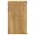 Szafka RTV z szufladą „ODDA” 79x24x40,5 cm Drewno lite sosnowe