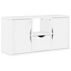 Szafka RTV z szufladą „ODDA” Biała 79x24x40,5 cm