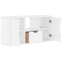 Szafka RTV z szufladą „ODDA” Biała 79x24x40,5 cm