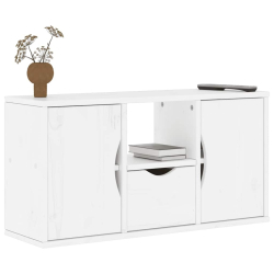 Szafka RTV z szufladą „ODDA” Biała 79x24x40,5 cm