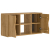 Szafka RTV „ODDA” 79x24x40,5 cm Drewno lite sosnowe