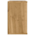 Szafka RTV „ODDA” 79x24x40,5 cm Drewno lite sosnowe