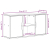 Szafka RTV „ODDA” 79x24x40,5 cm Drewno lite sosnowe