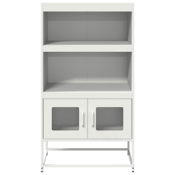 Komoda biała 68x39x123 cm stal