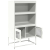 Komoda biała 68x39x123 cm stal