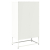Komoda biała 68x39x123 cm stal