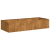 Doniczka Rusty 200x80x40 cm Stal nierdzewna