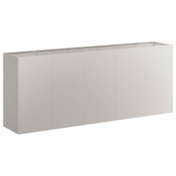 Doniczka Rusty 200x40x80 cm Stal nierdzewna
