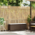 Ławka ogrodowa z poduszką Brązowa 110x30x40,5 cm Polirattan