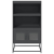 Komoda wysoka Antracyt 68x39x123 cm Stal
