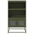 Komoda Oliwkowo-zielona 68x39x123 cm Stal