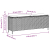 Ławka ogrodowa z poduszką Szara 110x30x40,5 cm Polirattan