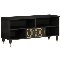 Szafka pod telewizor, 100x33x46 cm, lite drewno mango