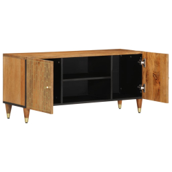 Szafka pod telewizor, 105x33x46 cm, lite drewno mango