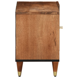 Szafka pod telewizor, 80x33x46 cm, lite drewno mango