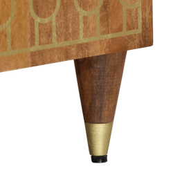 Szafka pod telewizor, 80x33x46 cm, lite drewno mango