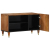 Szafka pod telewizor, 80x33x46 cm, lite drewno mango