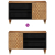 Szafka pod telewizor, 80x33x46 cm, lite drewno mango