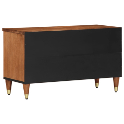 Szafka pod telewizor, 80x33x46 cm, lite drewno mango