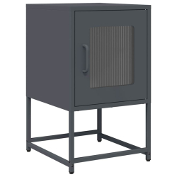 Szafka nocna Antracyt 36x39x60,5 cm Stal walcowana na zimno