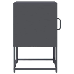 Szafka nocna Antracyt 36x39x60,5 cm Stal walcowana na zimno