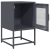 Szafka nocna Antracyt 36x39x60,5 cm Stal walcowana na zimno