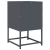 Szafka nocna Antracyt 36x39x60,5 cm Stal walcowana na zimno