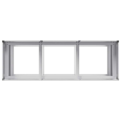 Doniczka 120x40x80 cm Stal ocynkowana