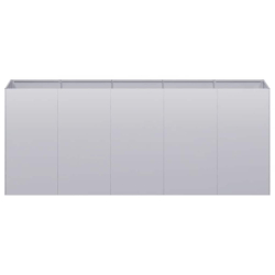 Doniczka 200x40x80 cm Stal ocynkowana
