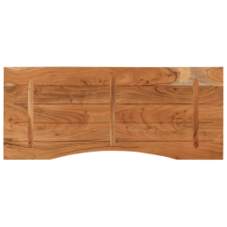 Blat biurka, 110x50x2,5 cm, prostokątny, lite drewno akacjowe