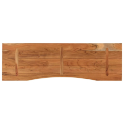 Blat biurka, 140x50x2,5 cm, prostokątny, lite drewno akacjowe
