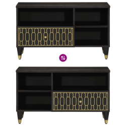 Szafka pod telewizor, 80x33x46 cm, lite drewno mango