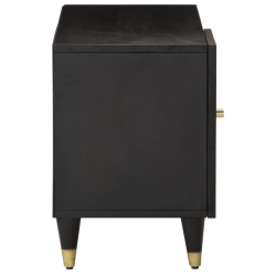 Szafka pod telewizor, 80x31,5x46 cm, lite drewno mango
