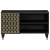 Szafka pod telewizor, 80x31,5x46 cm, lite drewno mango