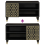 Szafka pod telewizor, 80x31,5x46 cm, lite drewno mango