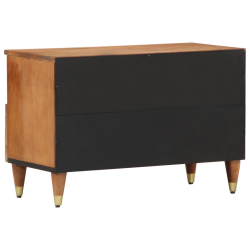 Szafka pod telewizor, 70x33x46 cm, lite drewno mango