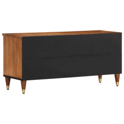 Szafka pod telewizor, 100x33x46 cm, lite drewno mango